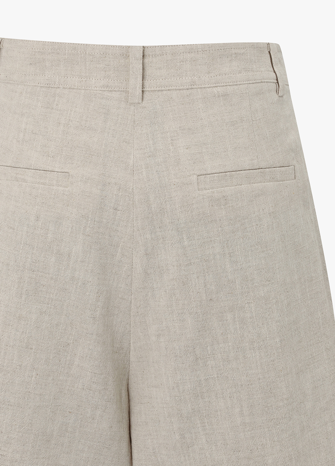 [Exclusive]린넨 셋업 숏팬츠_LIGHT BEIGE_9