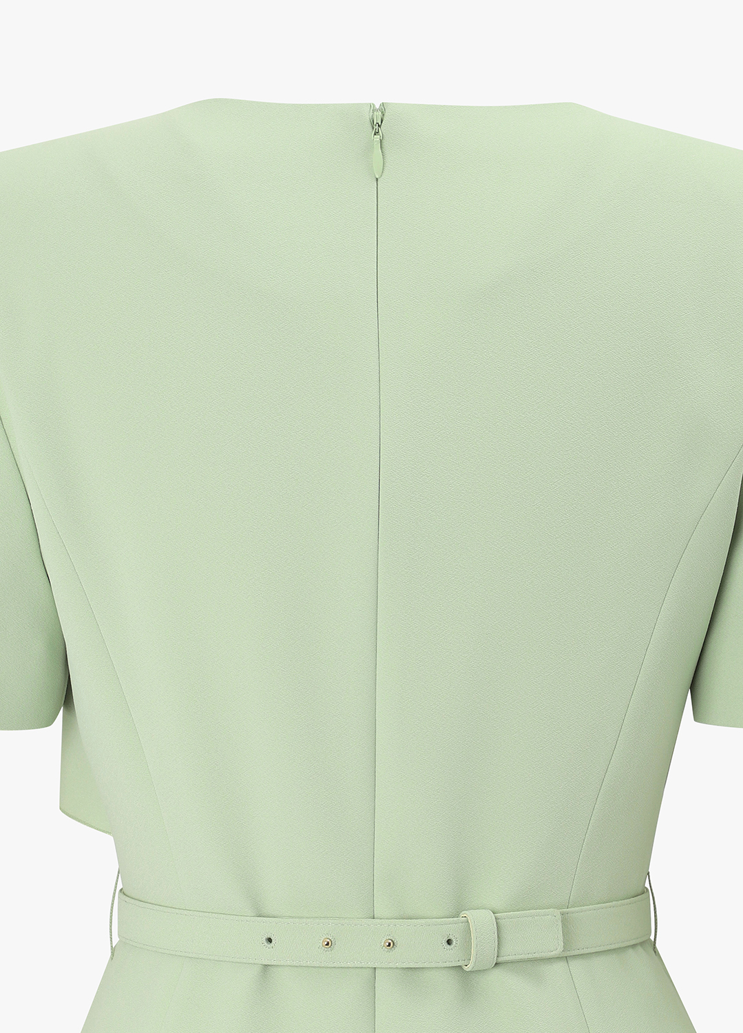훌 포인트 H라인 원피스_LIGHT GREEN_5