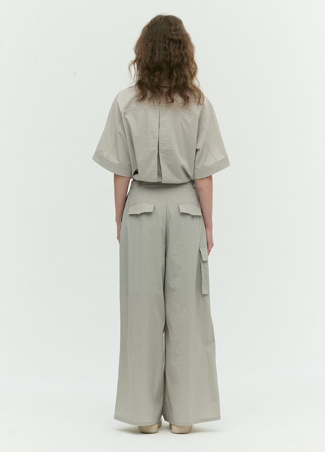 셔츠 카라 블라우스_LIGHT GREY_8