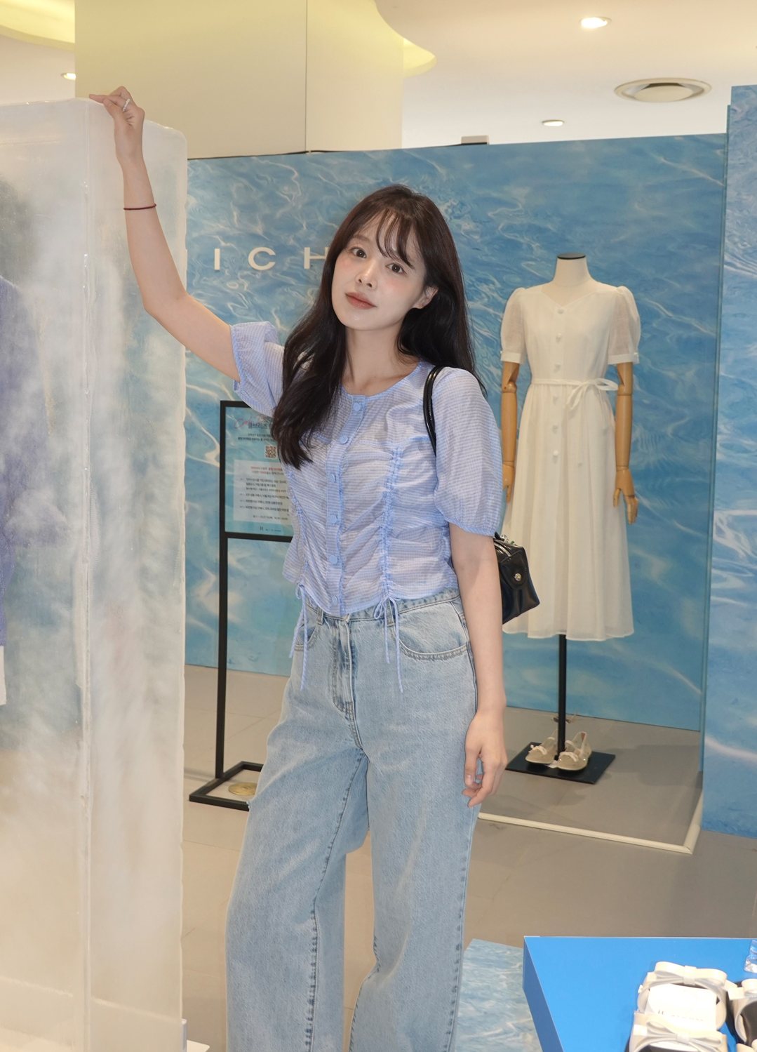 [시즌오프][잇미샤몰단독]데미지 커팅 데님 팬츠_BLUE_13