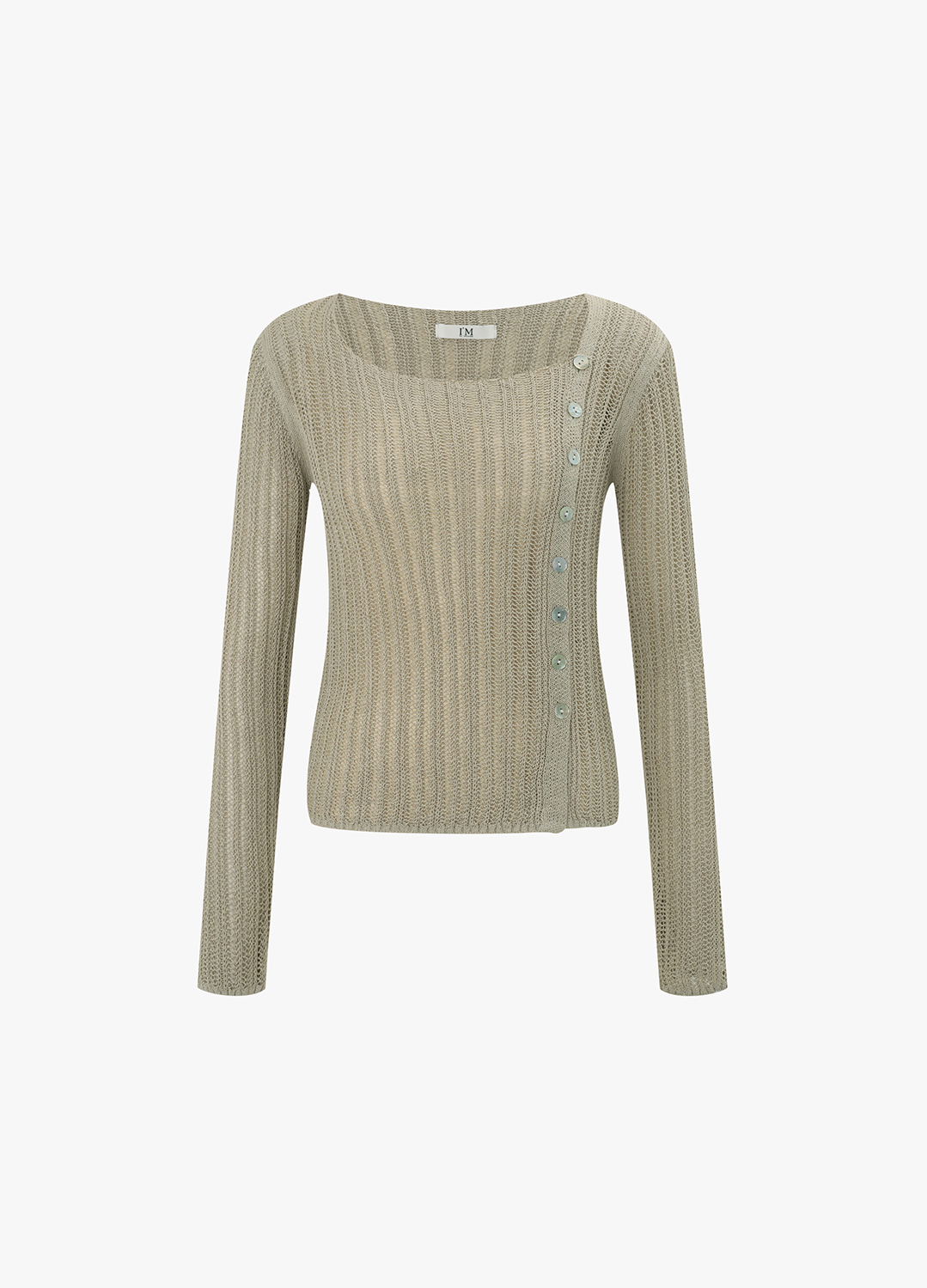 [Exclusive] 언발란스 네크 풀오버_LIGHT KHAKI_11