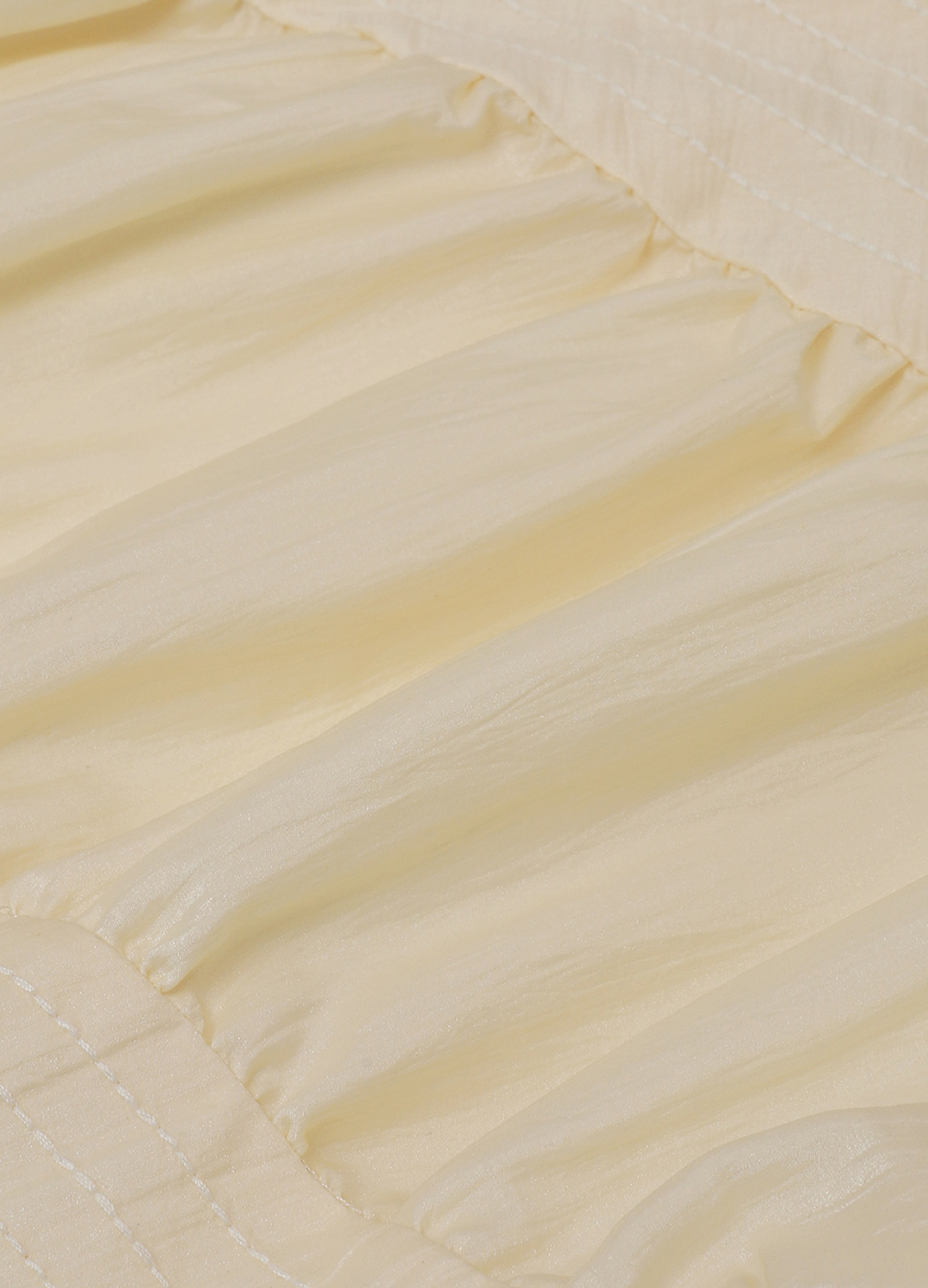 스티치 디테일 집업 점퍼_LIGHT YELLOW_6