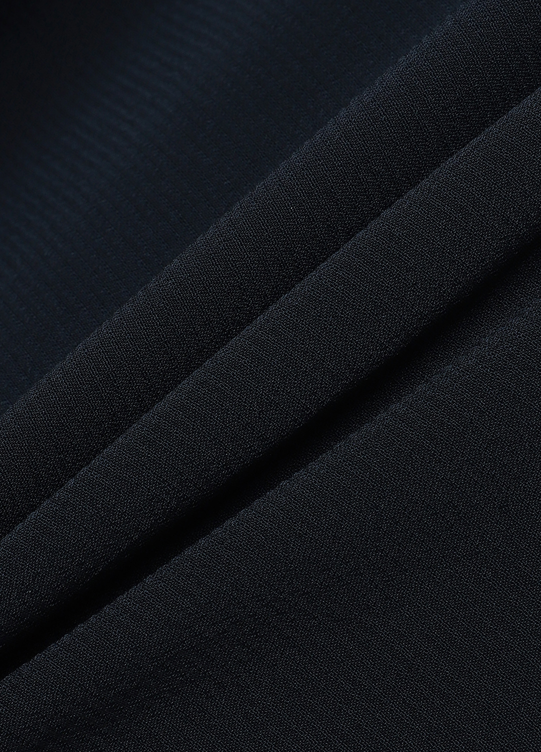 러플 카라 원피스_DARK NAVY_11