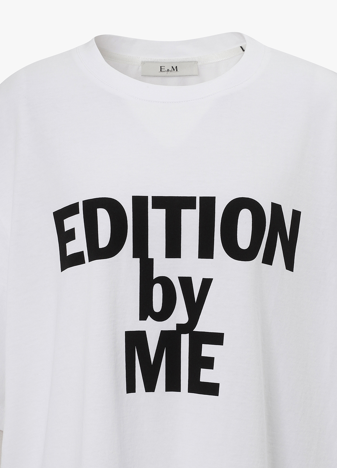 오버핏 레터링 티셔츠_WHITE_3