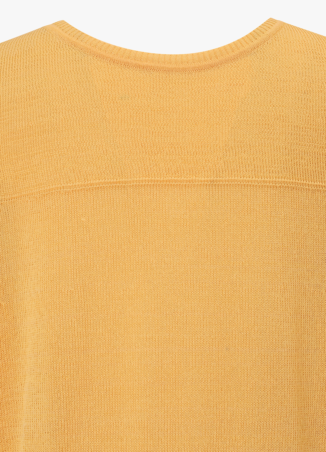 V넥 홀가먼트 니트 탑_ORANGE_6