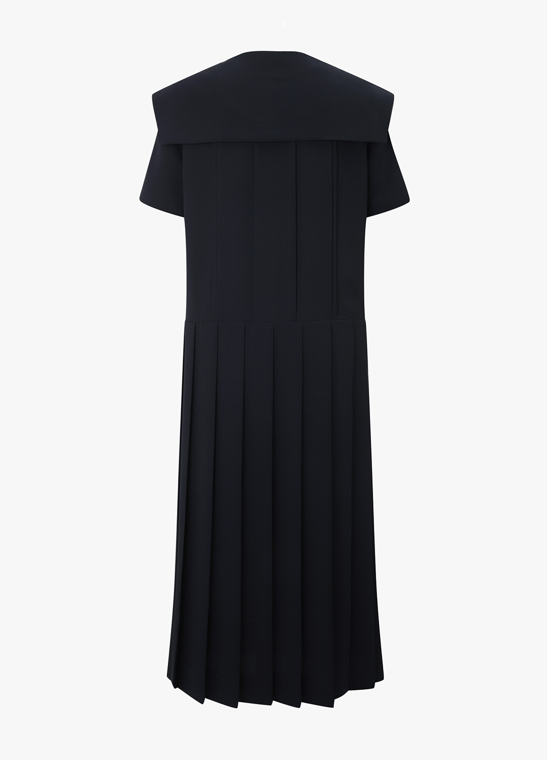 [Exclusive]세일러 카라 플리츠 원피스_DARK NAVY_7