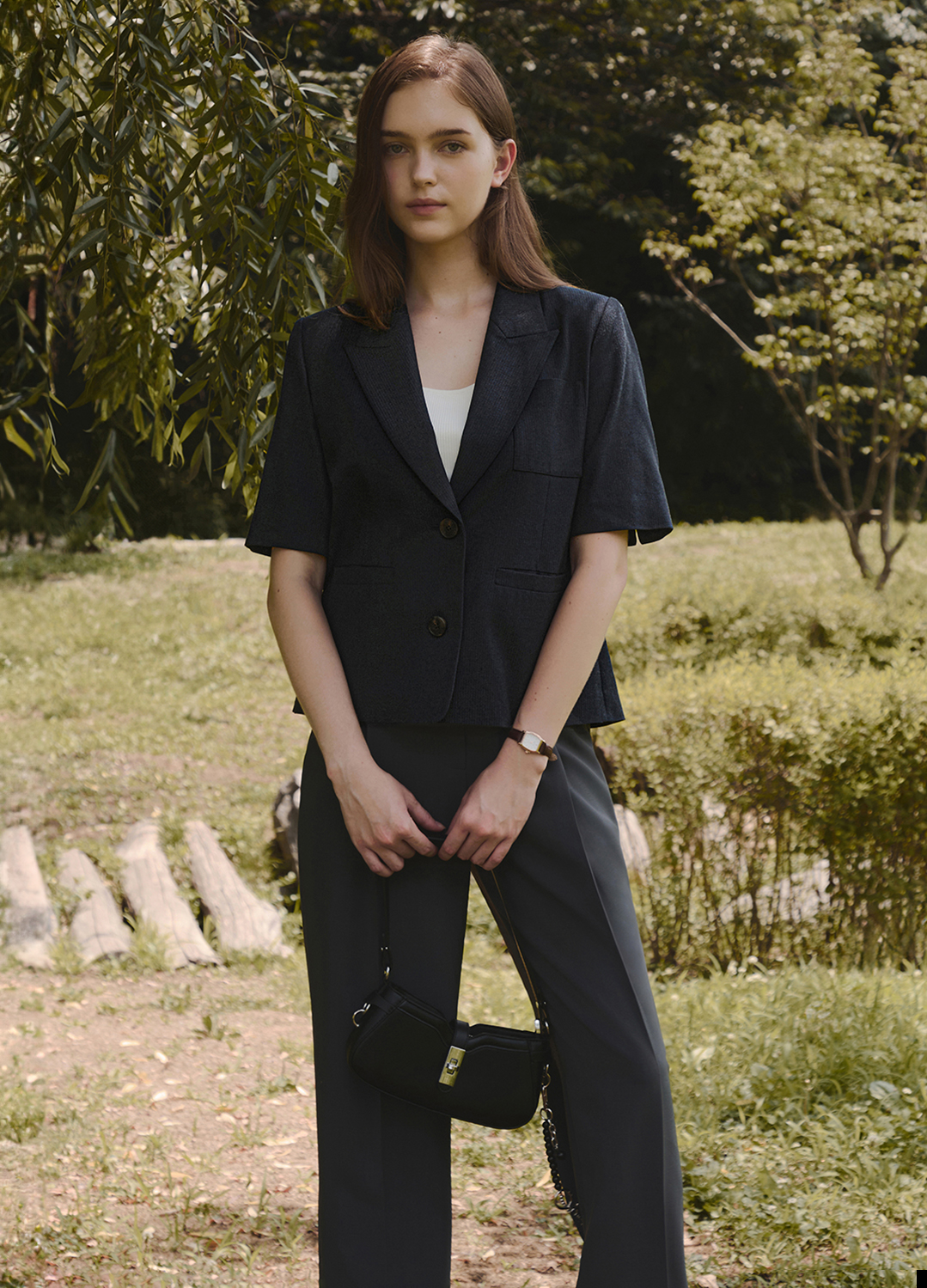[Exclusive]원턱 와이드 팬츠_DARK GREY_7