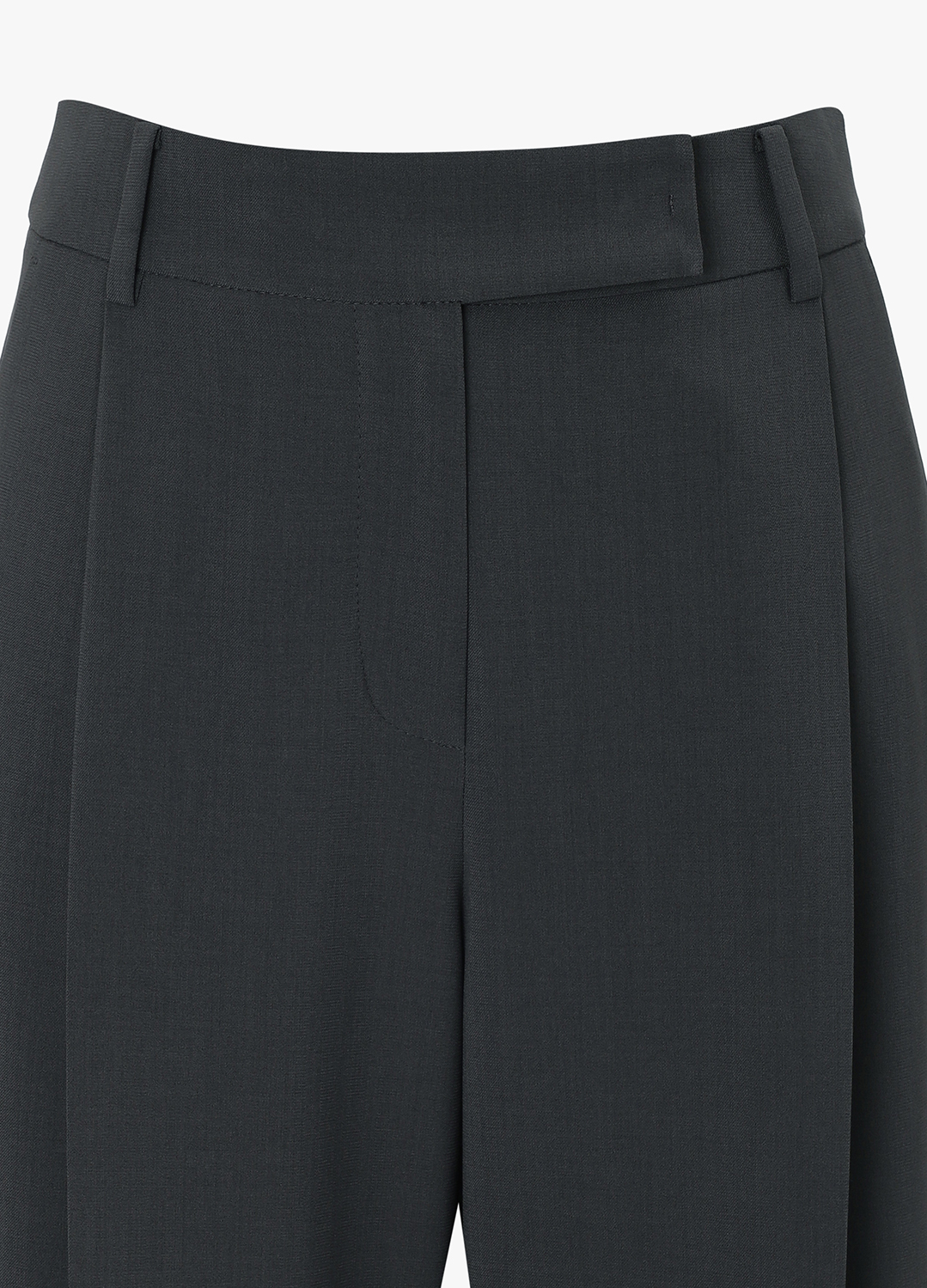 [Exclusive]원턱 와이드 팬츠_DARK GREY_15