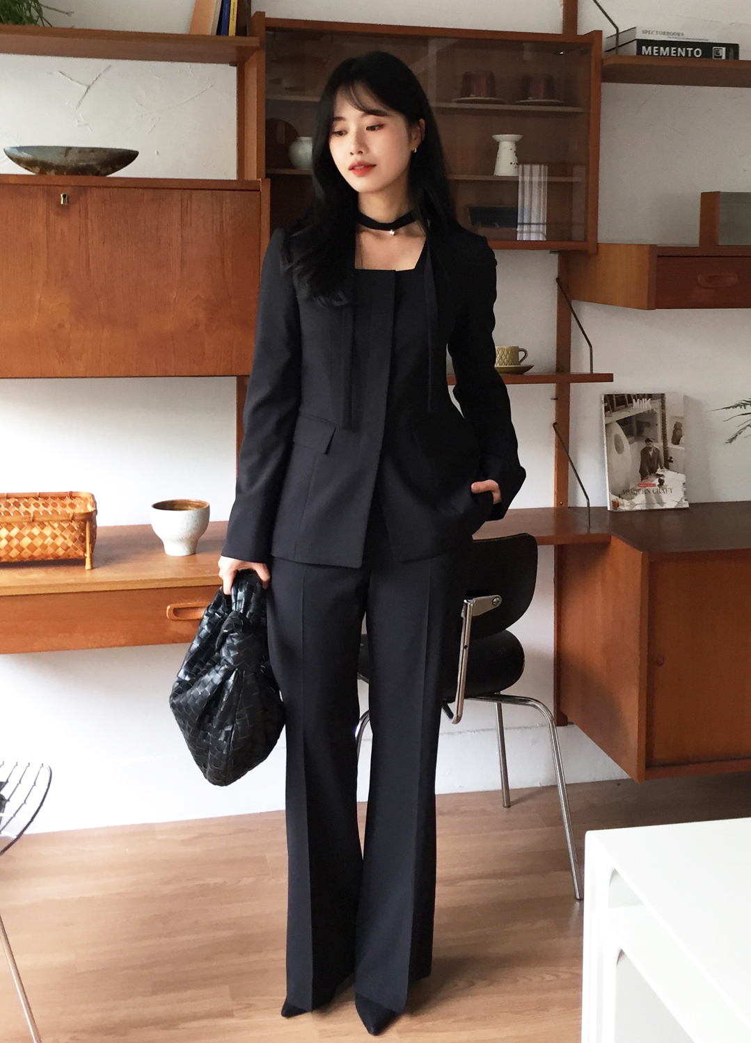 칼라리스 초커 타이 자켓_BLACK_10