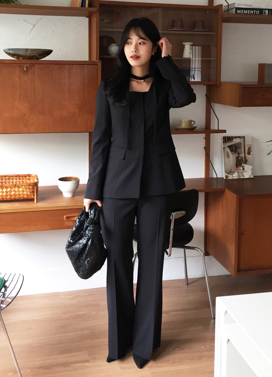 세미벨보텀 포멀 팬츠_BLACK_5