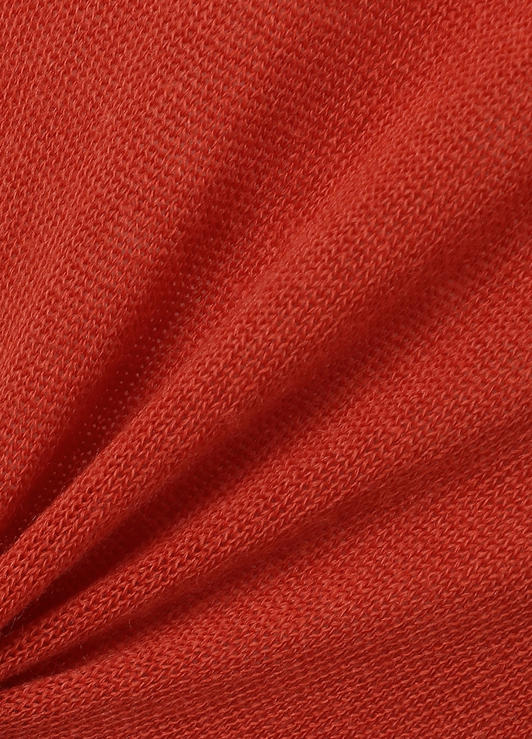 슬림핏 니트 후드 풀오버_BUNT ORANGE_17