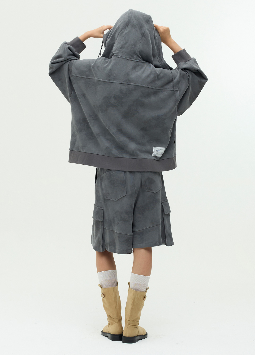 이비엠 E.B.M [추가20]코인포켓 디테일 후드 집업 DARK GREY | SISUN.COM