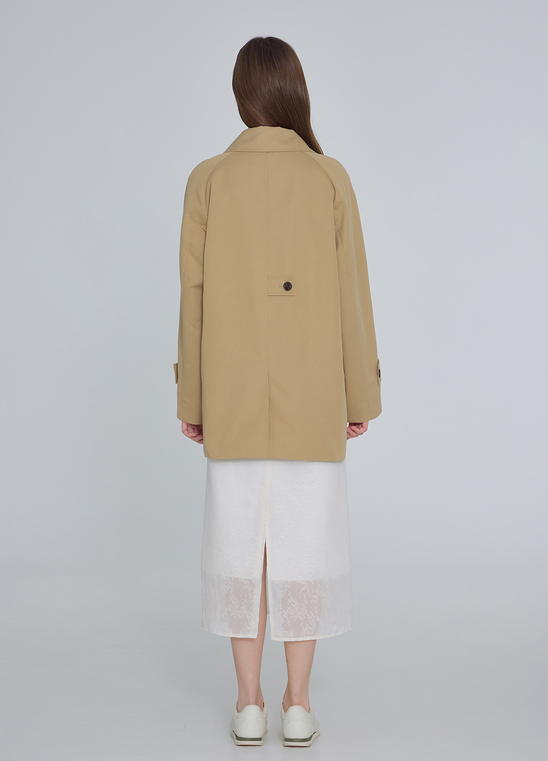 스탠카라 하프 트렌치 코트_BEIGE_7