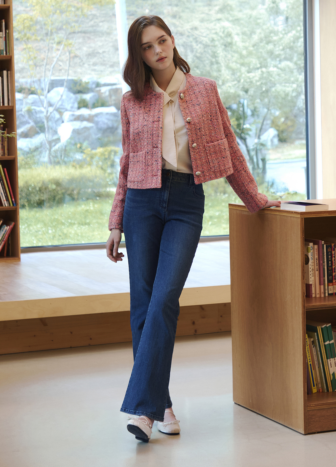 [Exclusive]세미 부츠컷 데님 팬츠_BLUE_19