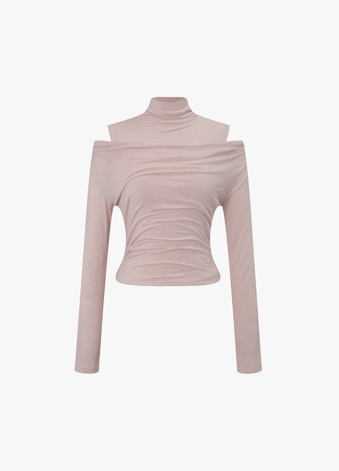카울넥 레이어드 세트 티셔츠_LIGHT PINK_8
