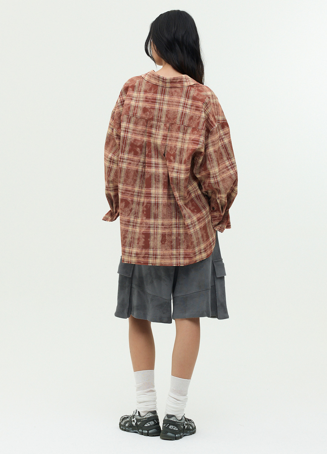 [프리오픈]빈티지 워싱 오버핏 셔츠_BUNT ORANGE_17