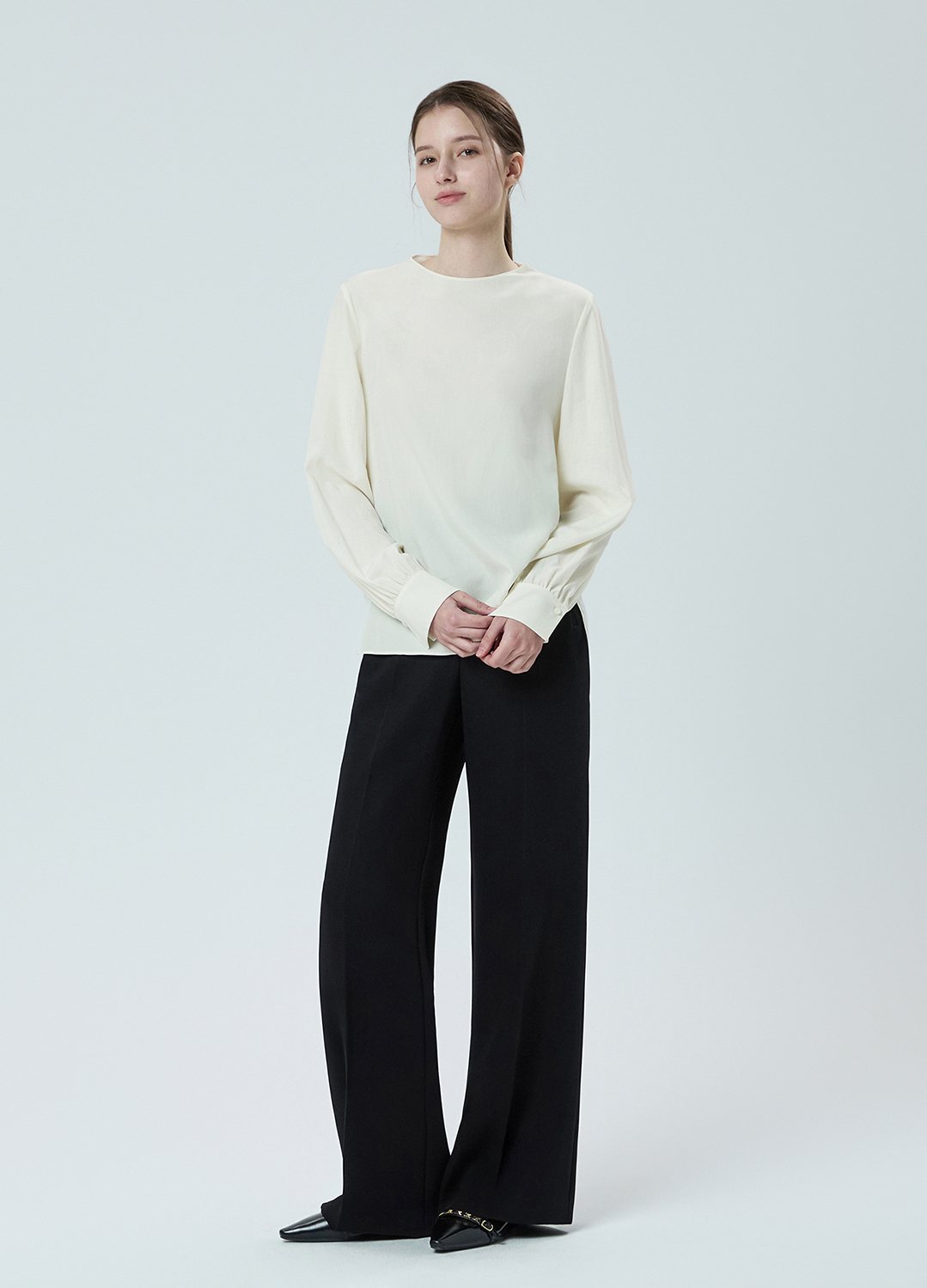 모크넥 블라우스_IVORY_10
