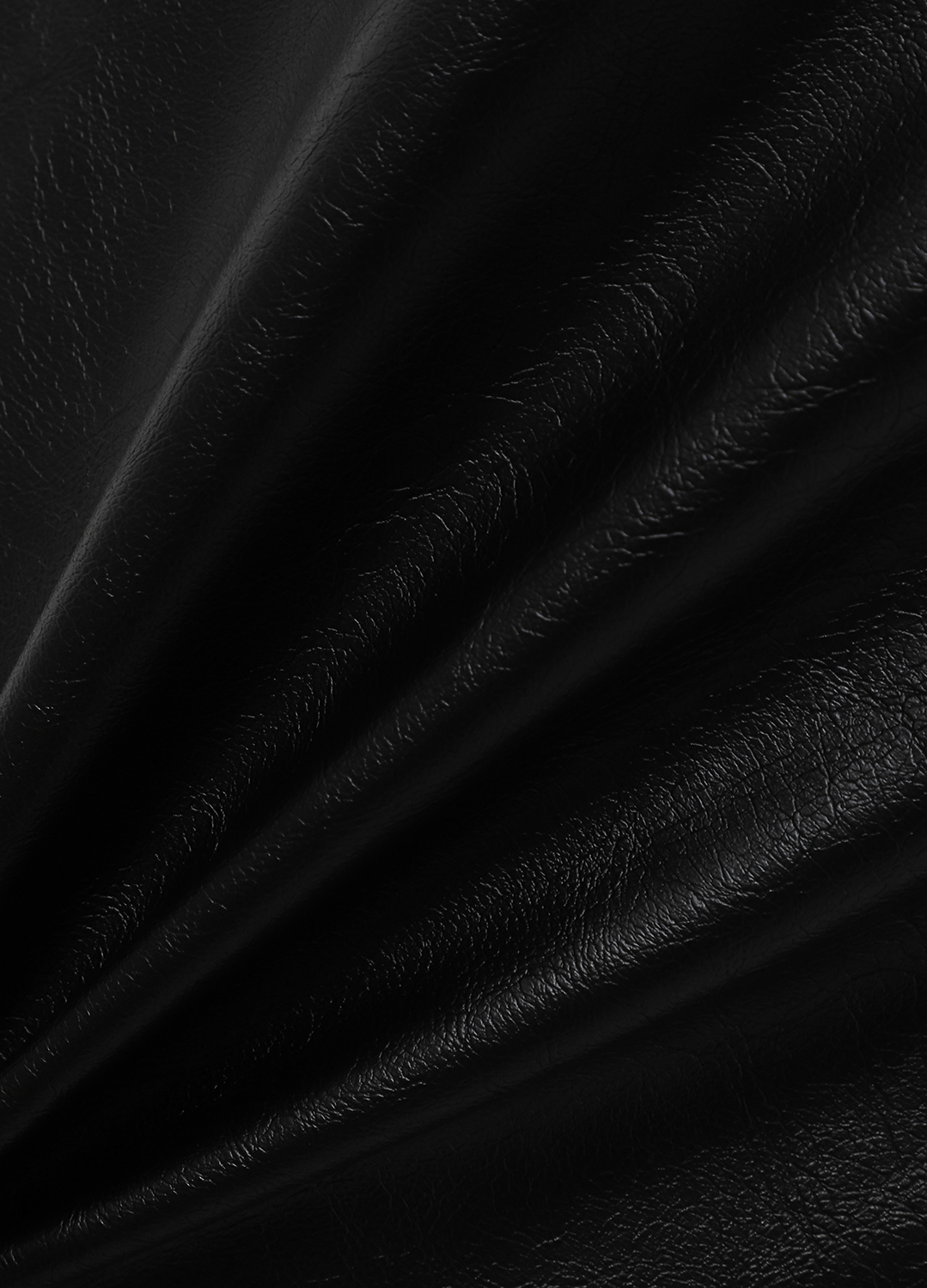 페이크 레더 슬릿 스커트_BLACK_15