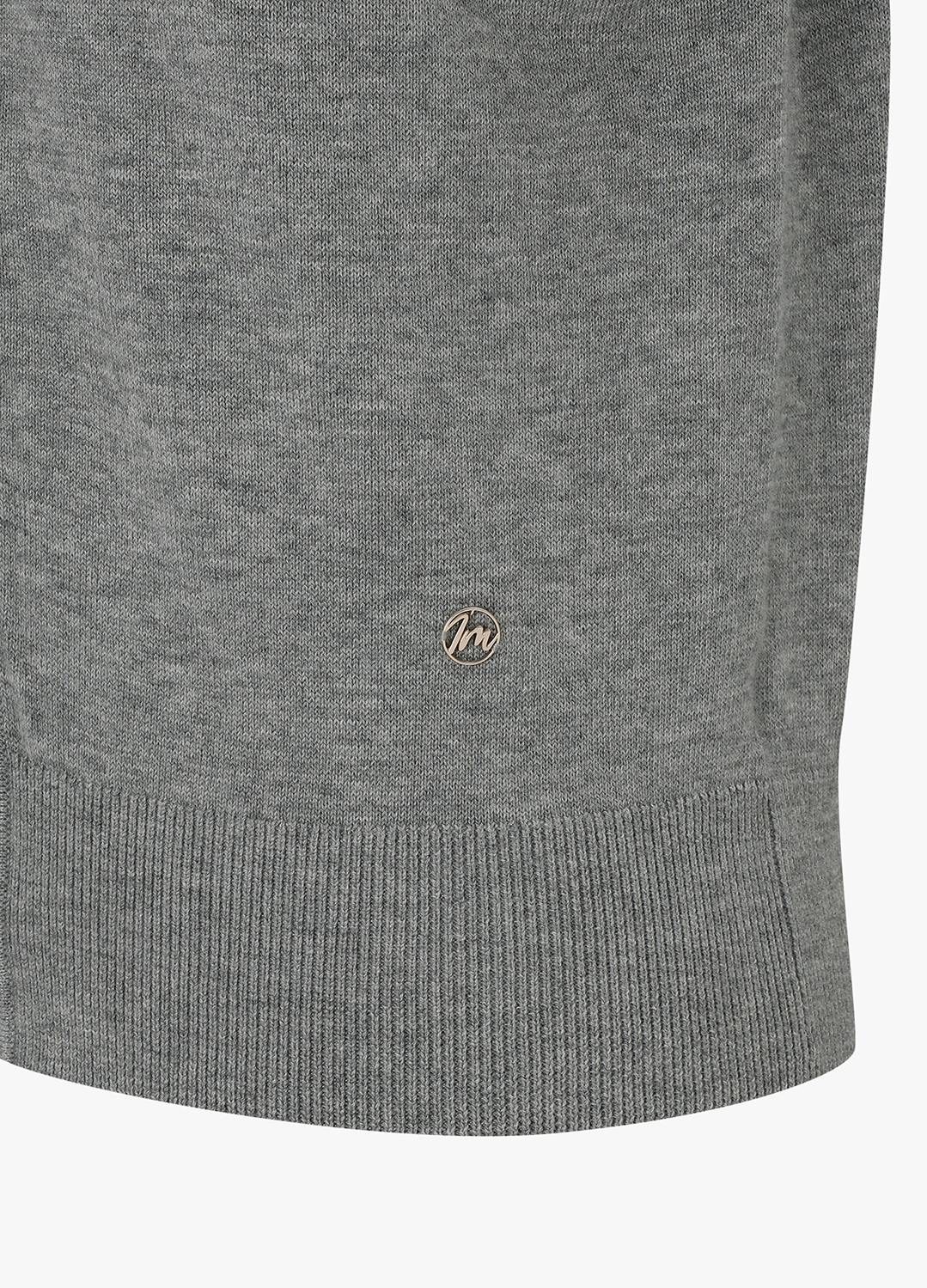 [Exclusive]V넥 버튼업 니트 가디건_GREY_18