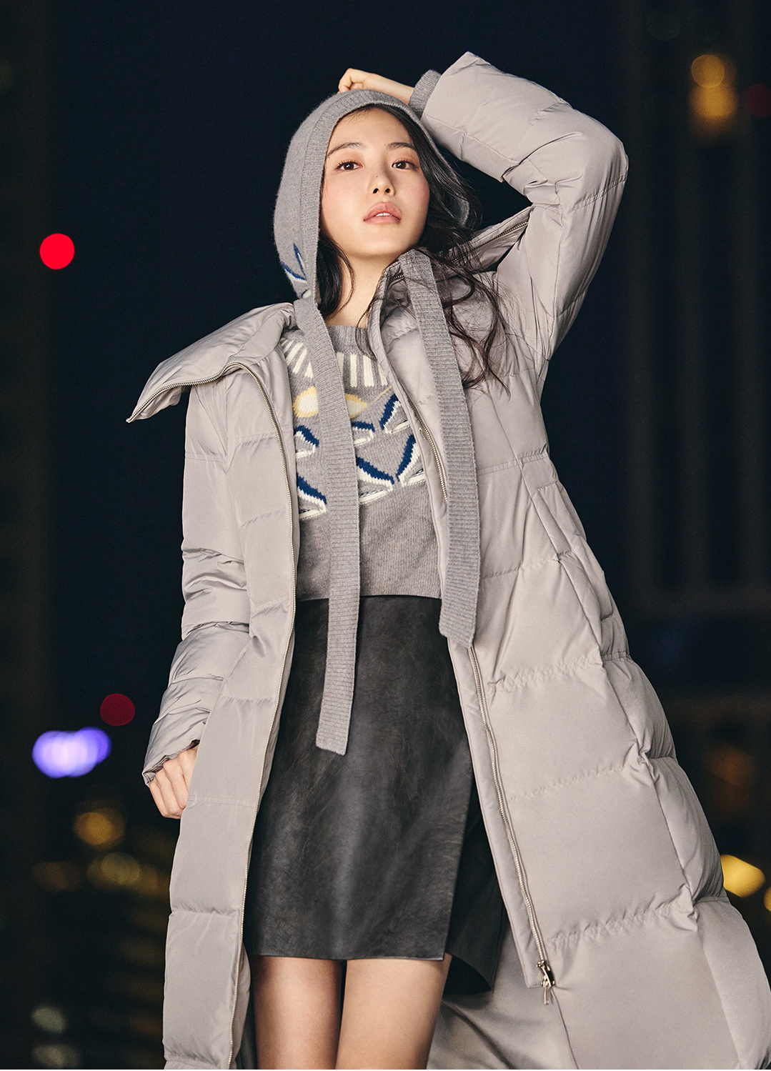 페이크 레더 랩 쇼츠_DARK BROWN_5