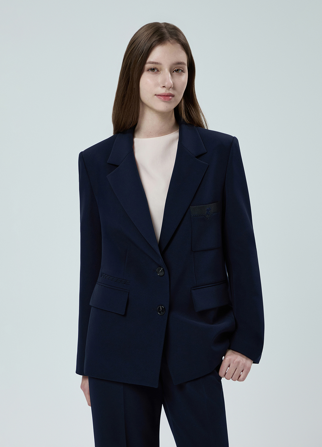 싱글 테일러드 자켓_NAVY_5