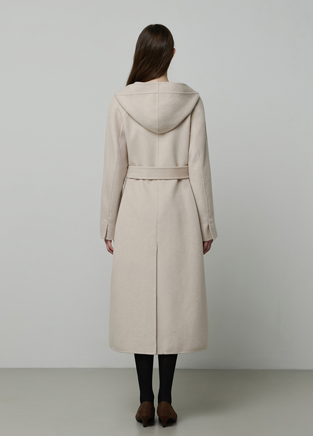캐시미어 블랜디드 후드 핸드메이드 코트_LIGHT BEIGE_8