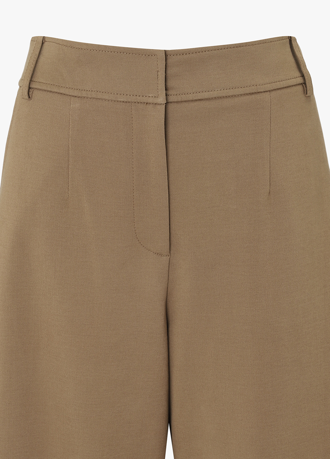 스티치 와이드 팬츠_DARK BEIGE_15