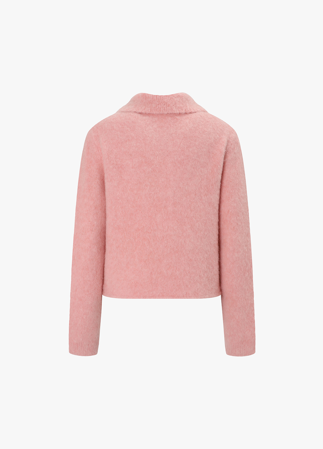모헤어 브러시드 카라 가디건_LIGHT PINK_10