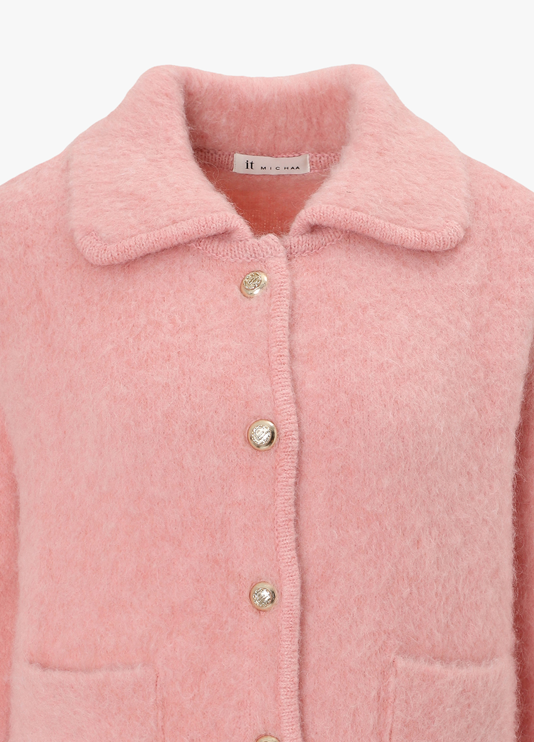 모헤어 브러시드 카라 가디건_LIGHT PINK_11