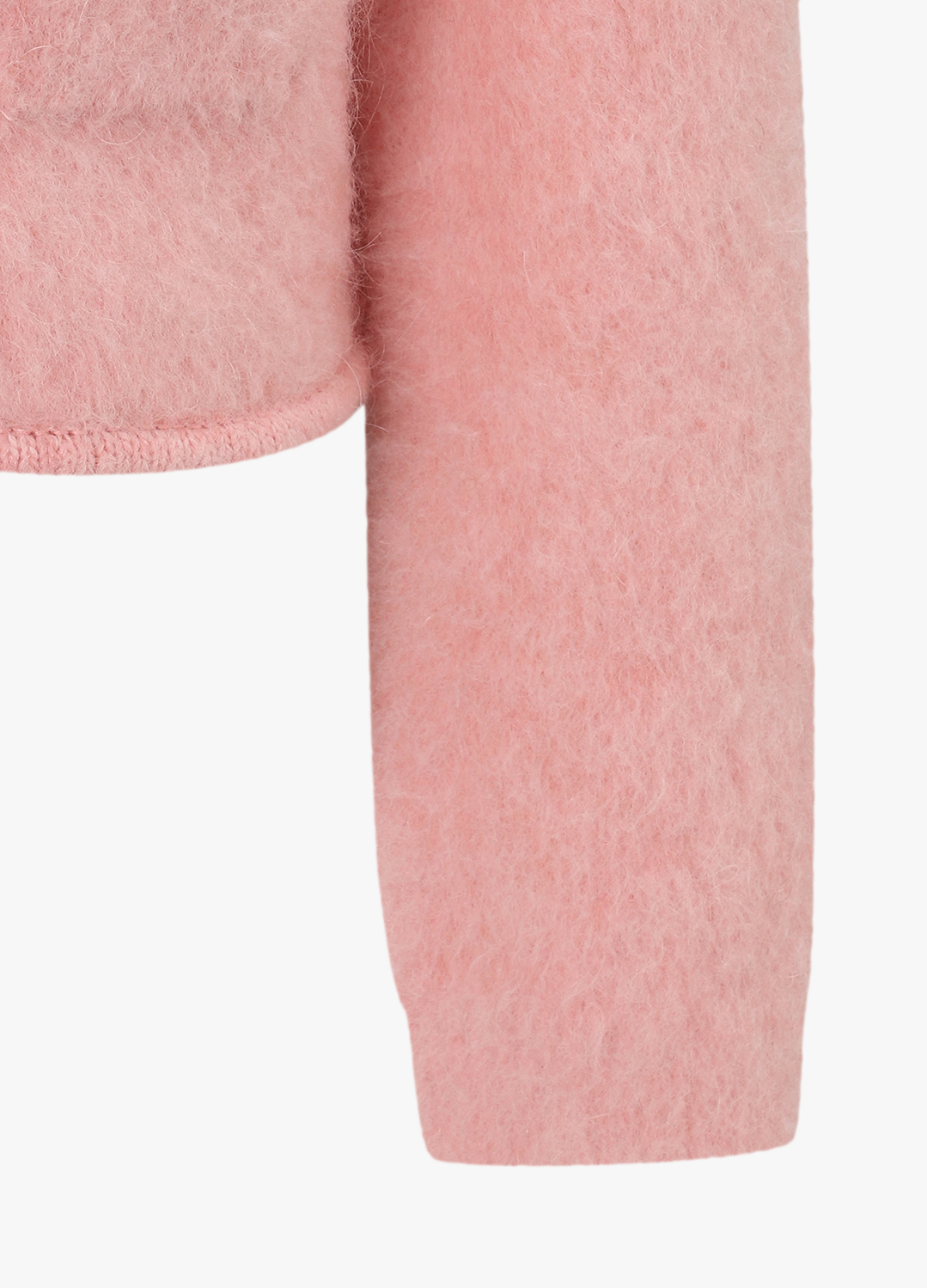 모헤어 브러시드 카라 가디건_LIGHT PINK_12