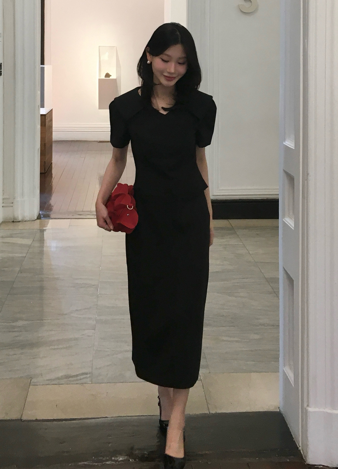 [Exclusive]H라인 셋업 스커트_BLACK_22