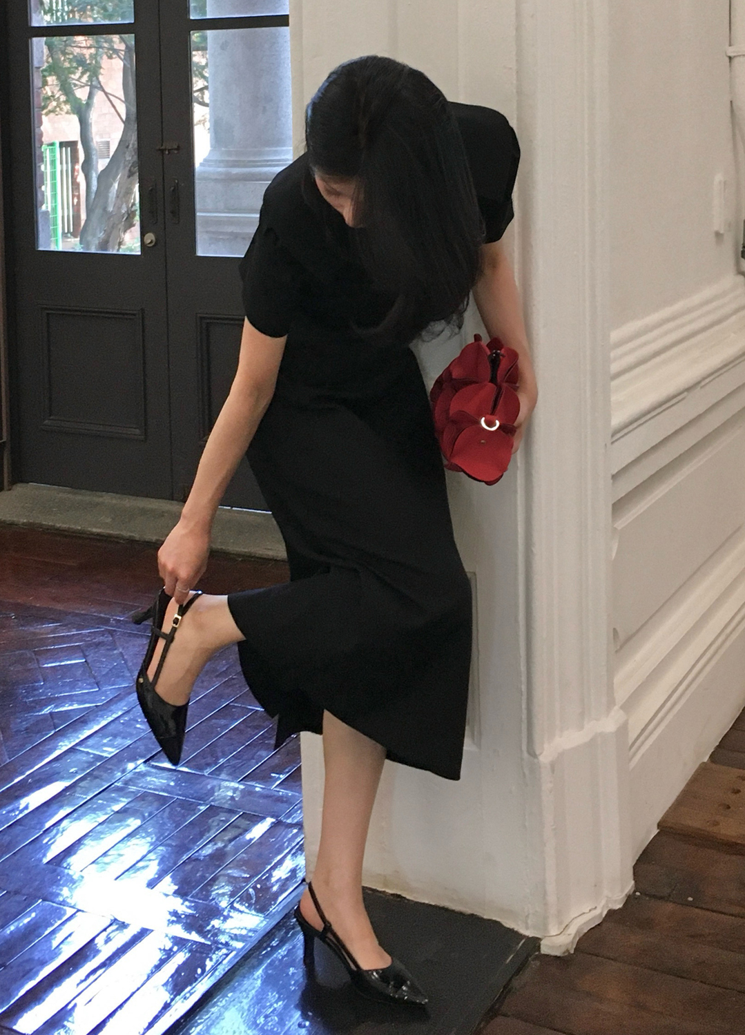 [Exclusive]H라인 셋업 스커트_BLACK_23