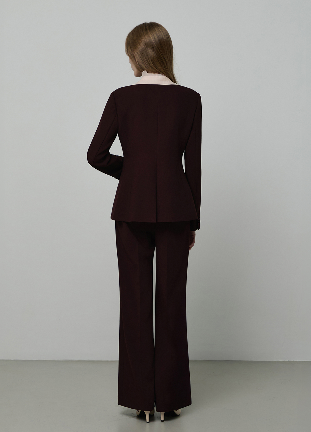 시어 디테쳐블 카라 자켓_BURGUNDY_7