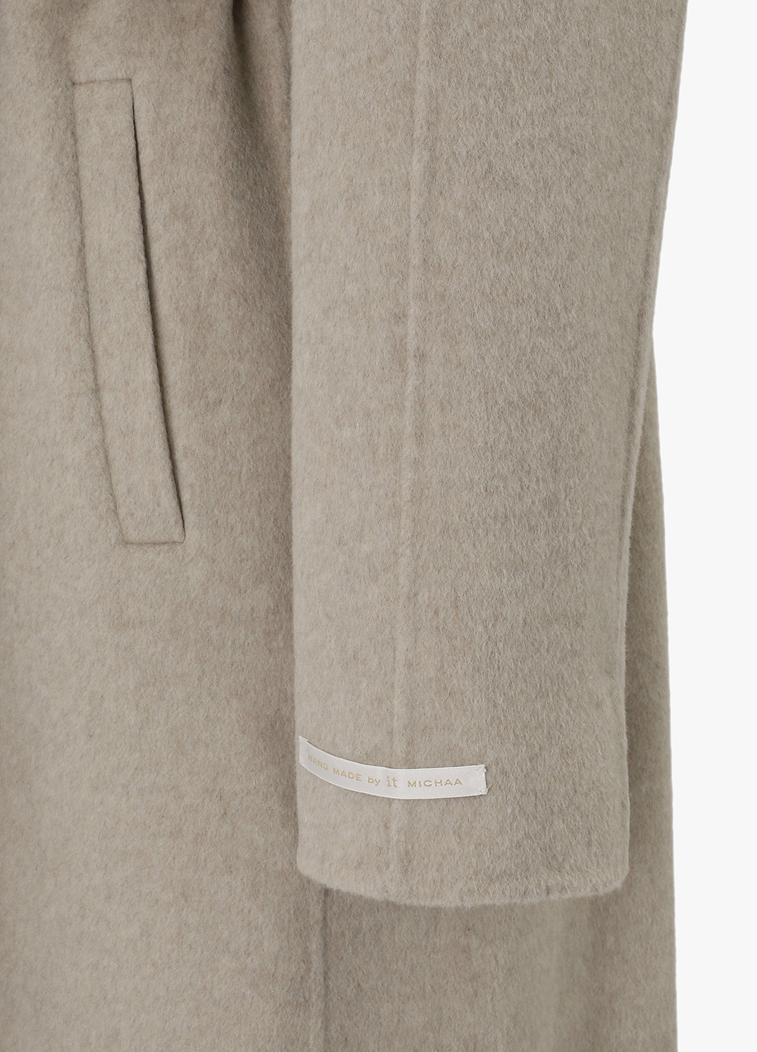 윙카라 캐시미어 블렌디드 핸드메이드 코트_LIGHT BEIGE_14