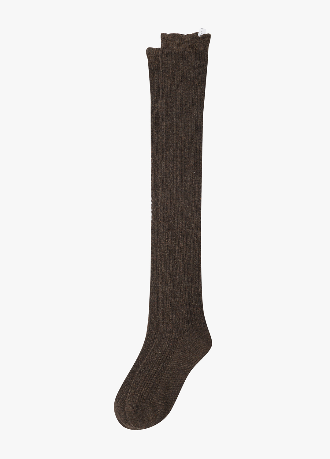 스칼럽 골지 니삭스_BROWN_11
