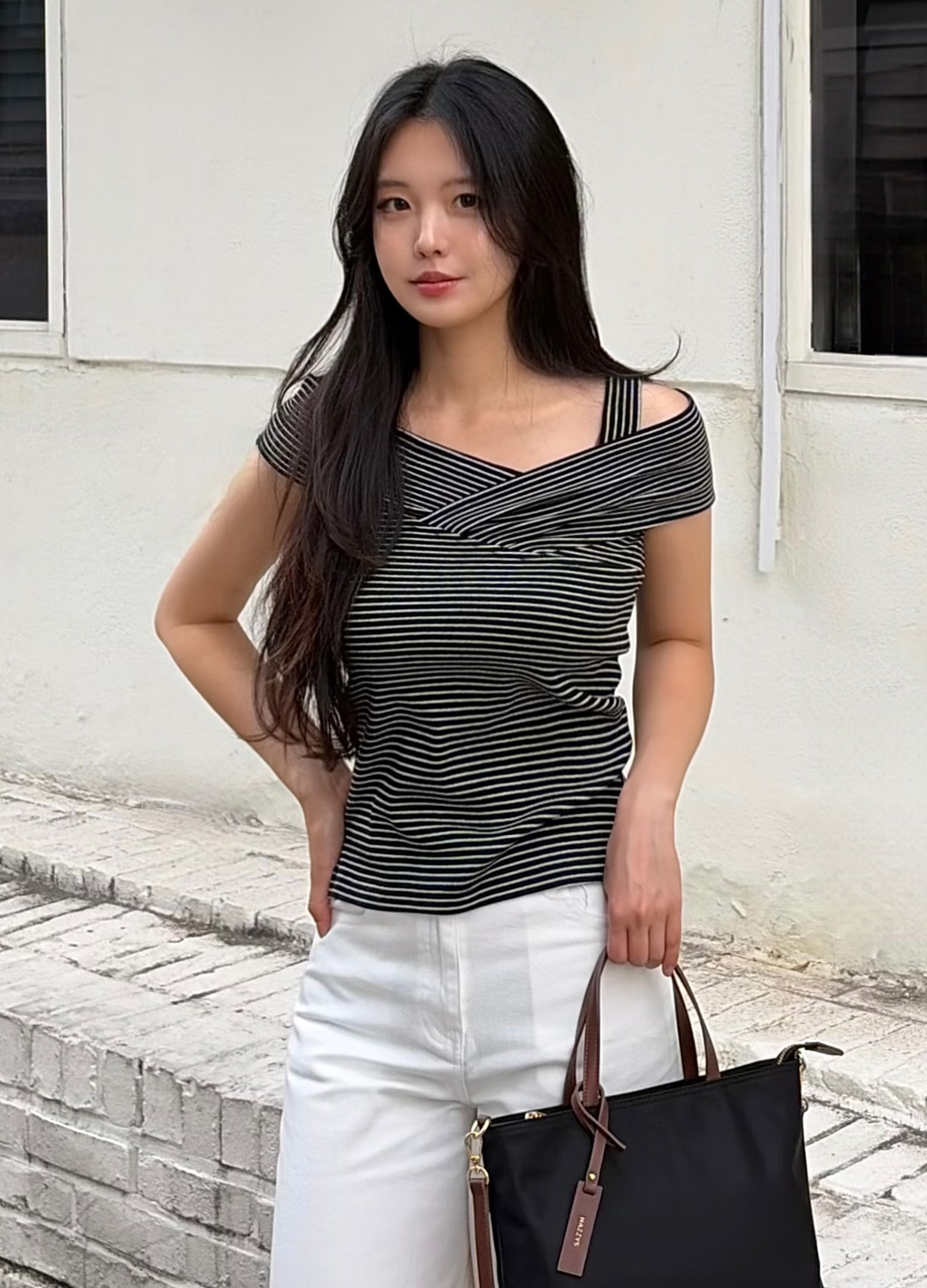[Exclusive]와이드 데님 팬츠_WHITE_15