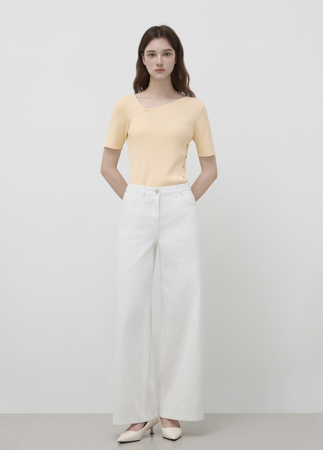 [Exclusive]와이드 데님 팬츠_WHITE_7