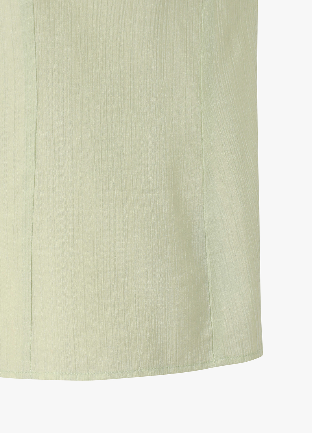[Exclusive]레이스업 포인트 셔츠 블라우스_LIGHT GREEN_11