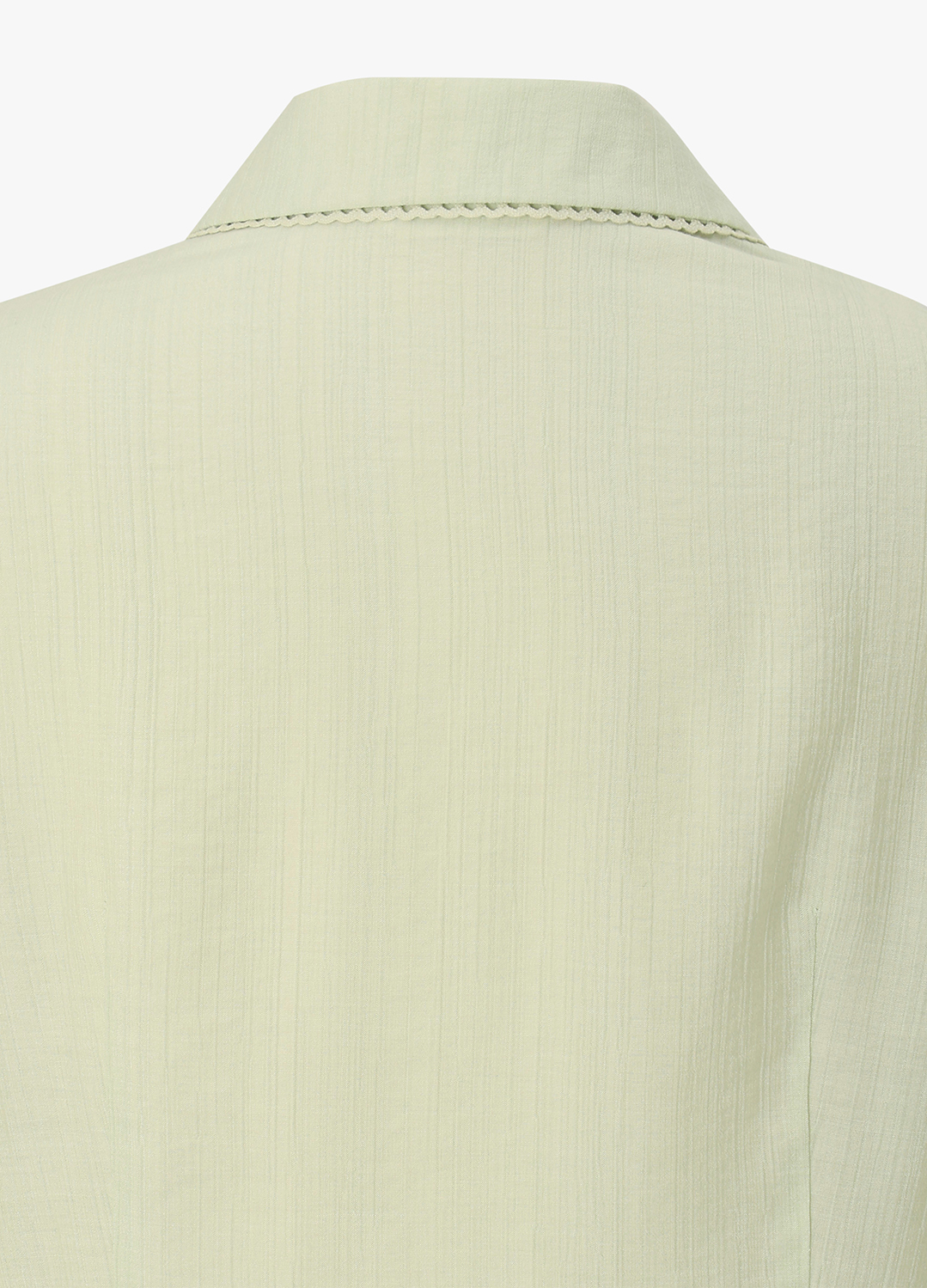 [Exclusive]레이스업 포인트 셔츠 블라우스_LIGHT GREEN_13