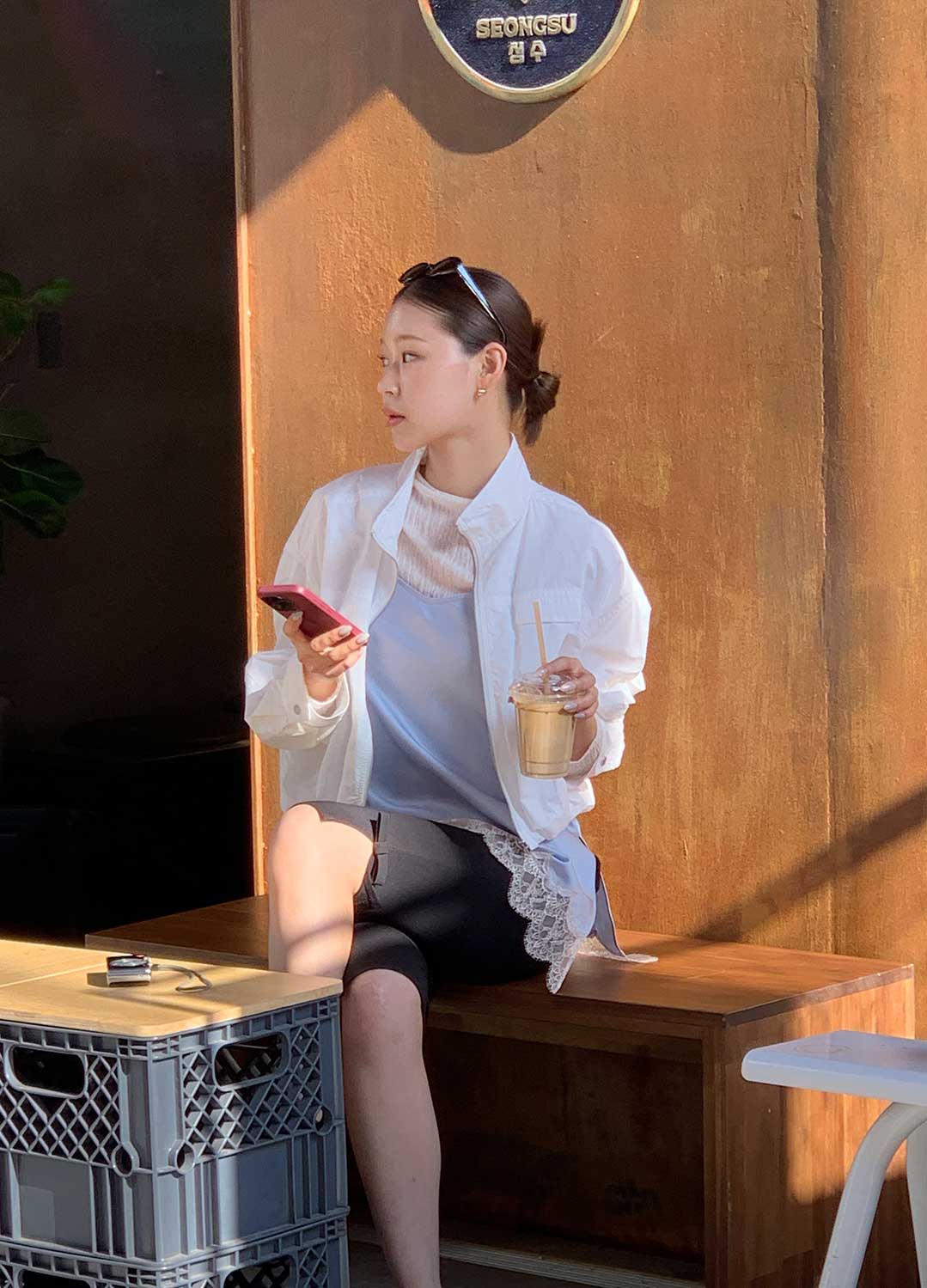 [Exclusive]하이넥 윈드 점퍼_IVORY_12
