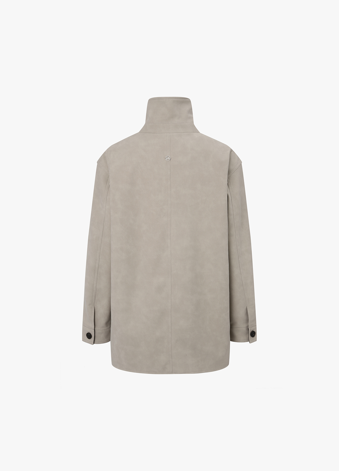 [Exclusive]하이넥 스웨이드 하프 자켓_LIGHT BEIGE_17