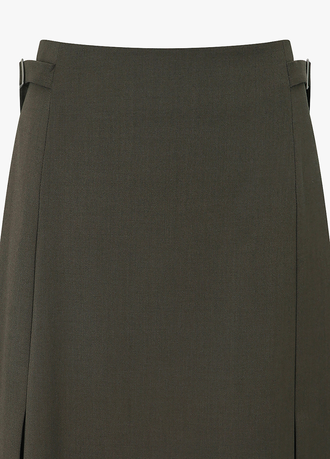 [시즌오프]제천 스트링 언밸런스 롱 스커트_KHAKI GREY_22