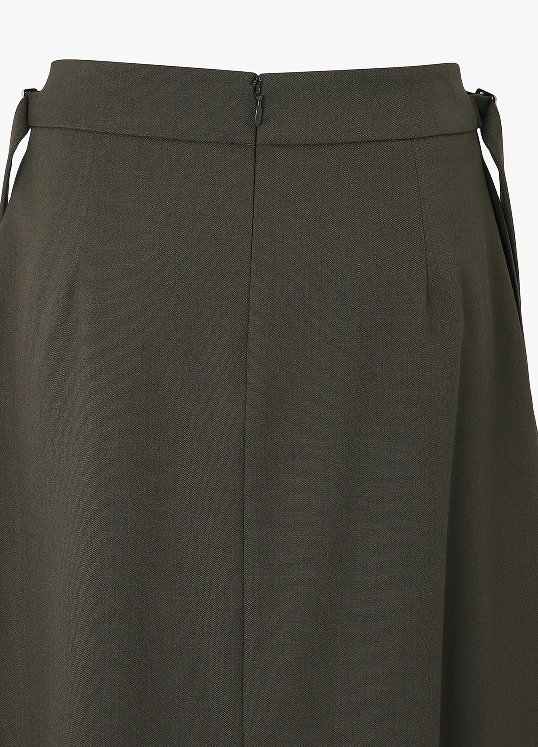 [시즌오프]제천 스트링 언밸런스 롱 스커트_KHAKI GREY_25