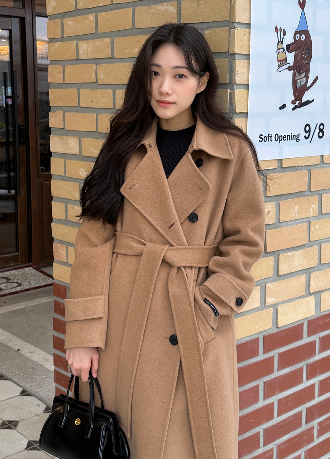 [Exclusive]사이드버튼 트렌치 핸드메이드 코트_CAMEL_11
