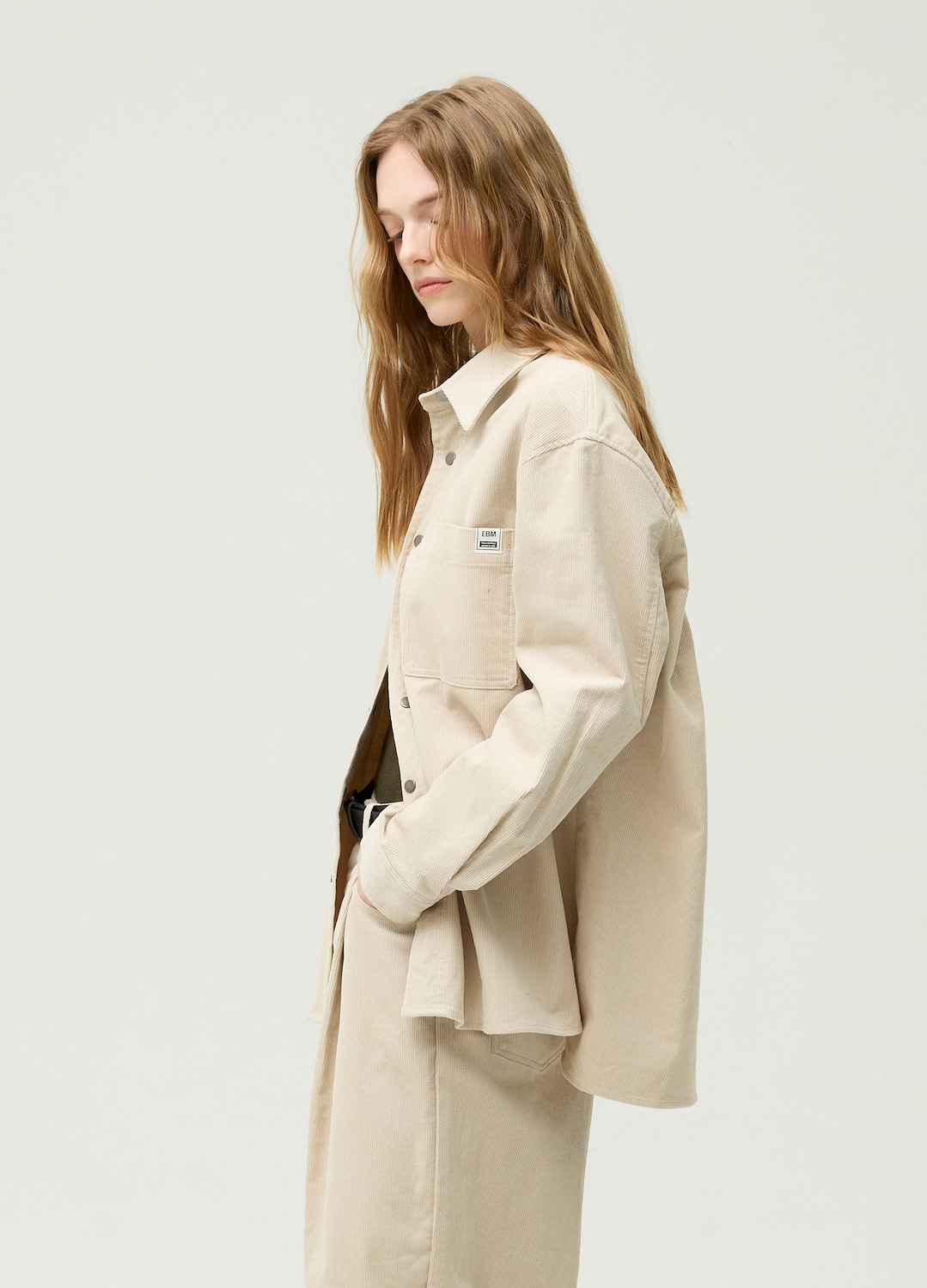 [시즌오프]코듀로이 유틸리티 셔츠_LIGHT BEIGE_7