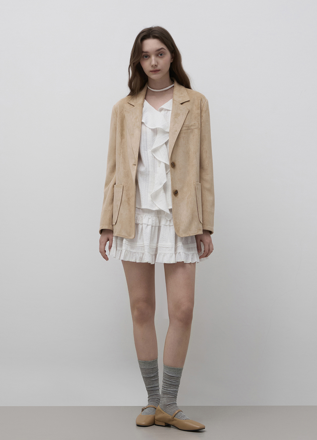 [Exclusive]소프트 스웨이드 자켓_LIGHT BEIGE_19