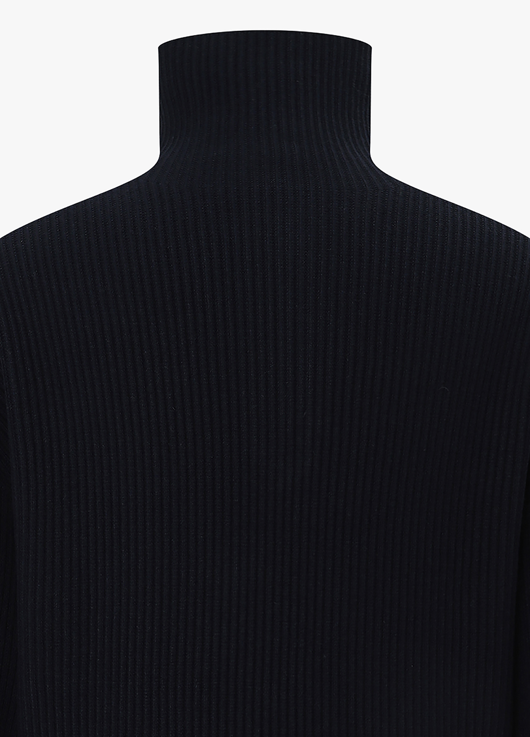 [시즌오프]하프 집업 리브 니트 풀오버_DARK NAVY_15