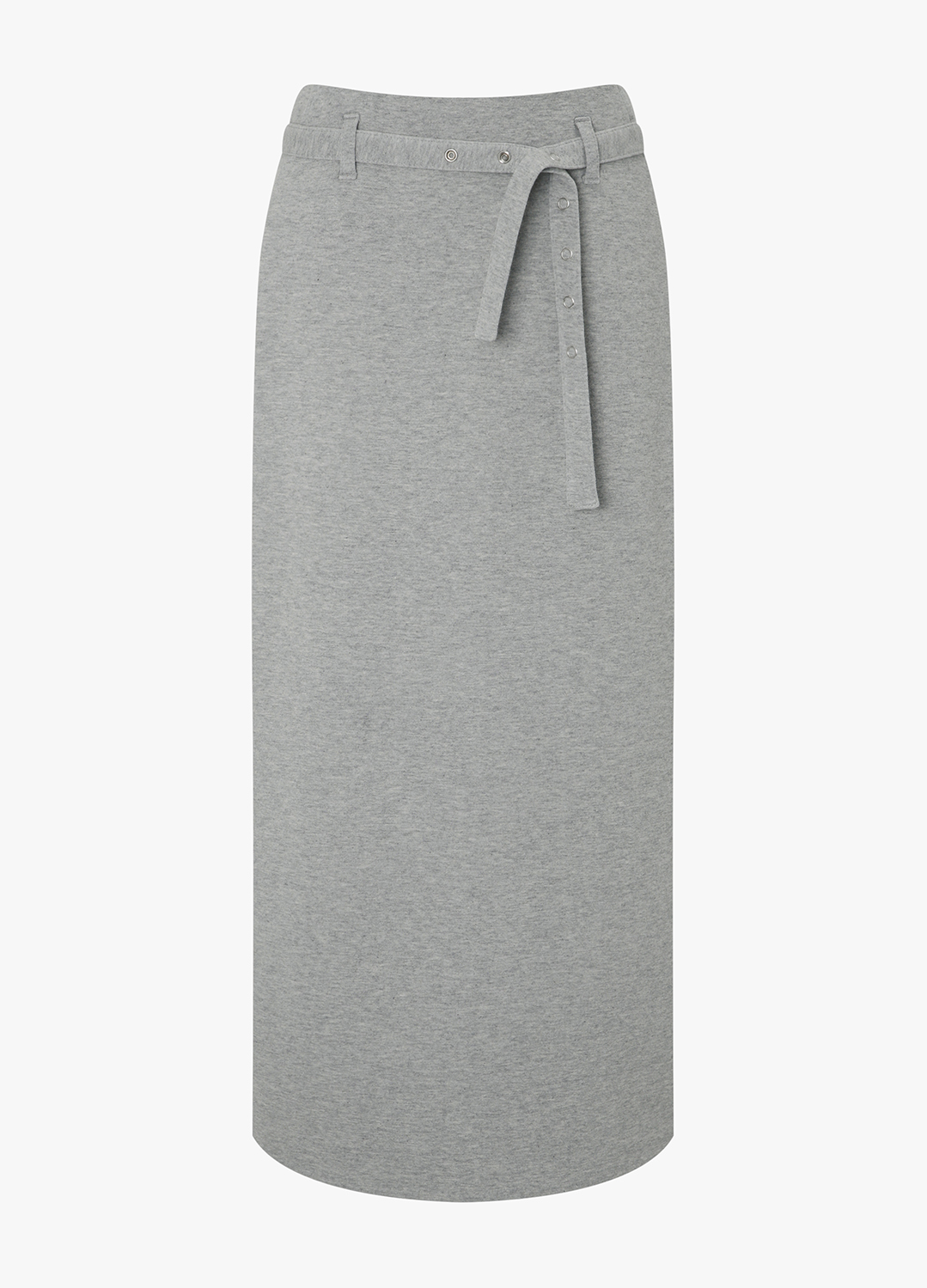 벨티드 져지 롱스커트_GREY_24
