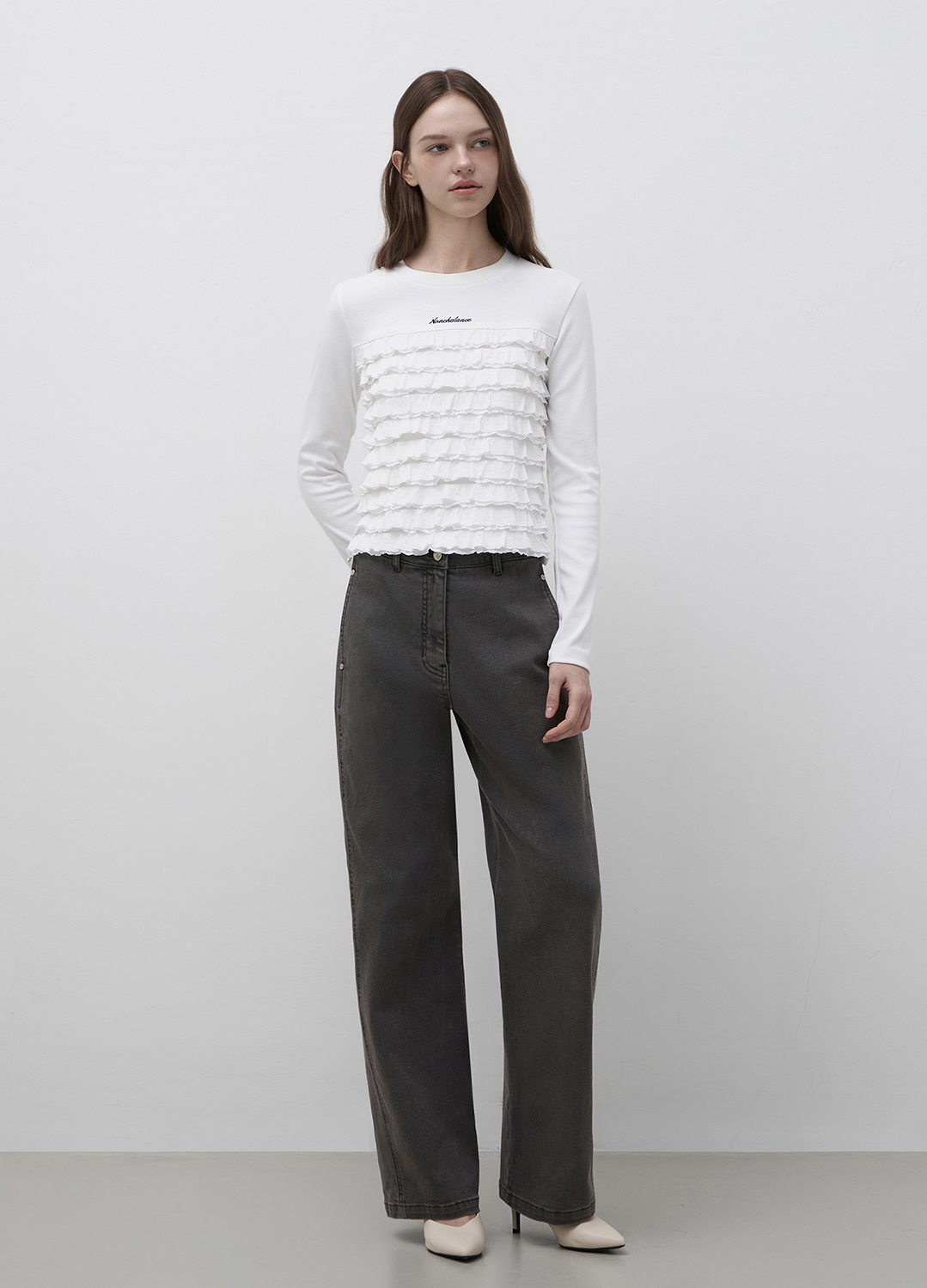 러플 자수 티셔츠_WHITE_6