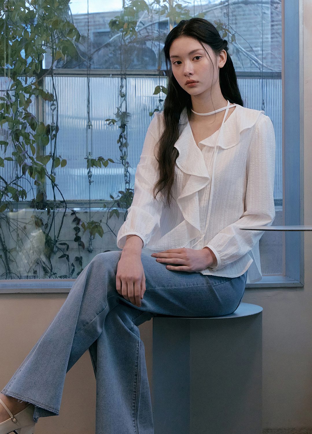 [Exclusive]아웃포켓 와이드 데님 팬츠_BLUE_5